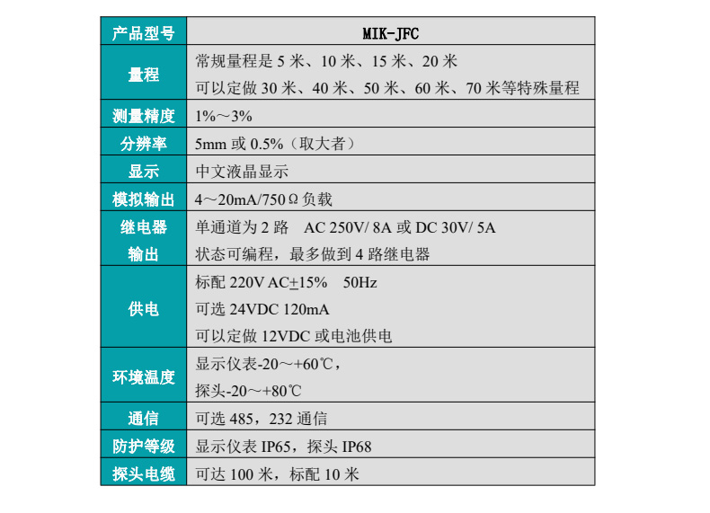 超聲波泥水界面儀產品參數 超聲波泥水界面儀產品參數
